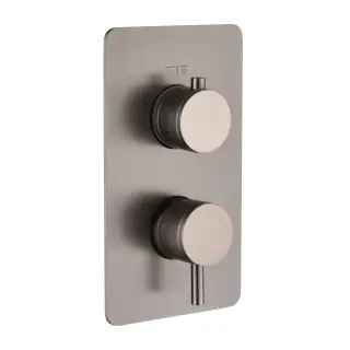 Boheme Cell Смеситель встраиваемый, 2 потребителя, с внут. частью, цвет: gun metall 135-2-GM