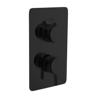 Boheme Cell Смеситель термостатический встраиваемый, 2 потребителя, с внутренней частью, цвет: black 135-2-B