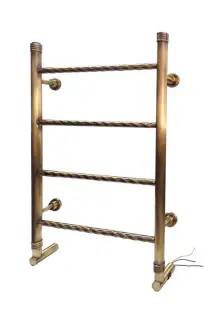 Boheme Provanse Spirale Полотенцесушитель электрический 50x78h см, подключение снизу, цвет: bronze 708
