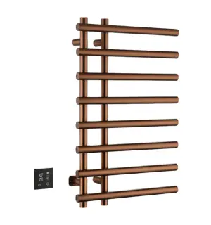 Boheme Полотенцесушитель электрический с сенсорной панелью управления, цвет: copper brushed 722-CB