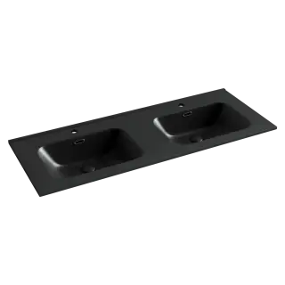 Умывальник накладной прямоугольный (цвет Черный Матовый) Element 1210*465*180мм