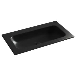 Раковина накладная Grace прямоугольная без отверстия под смеситель, 810*457*137мм, цвет черный матовый, арт. CN7012MBwx