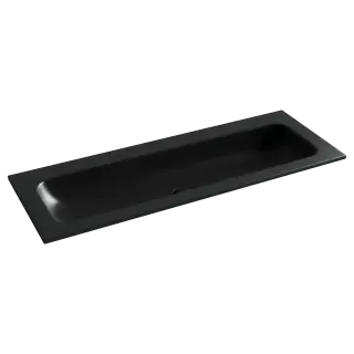 Раковина накладная Grace прямоугольная, без отверстия под смеситель 1210*457*137 мм, цвет черный матовый, арт. CN7016MBwx