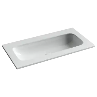 Раковина накладная мебельная Grace прямоугольная 910x457x137 без отверстия под смеситель, цвет белый CN7019Wx