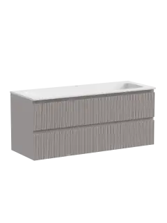 Тумба подвесная SANCOS Snob T 1195х445х500, c двумя ящиками оснащенными доводчиками, Doha Soft, арт.SNT120SM