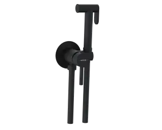 Гигиенический душ SANCOS Старт (Start) со смесителем, цвет черный матовый, арт. SC1001MB