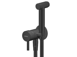 Гигиенический душ SANCOS Атом (Atom) со смесителем, цвет черный матовый, арт. SC2001MB