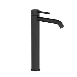 Смеситель для раковины высокий SANCOS Этна (Etna), черный матовый, арт. SC9002MB