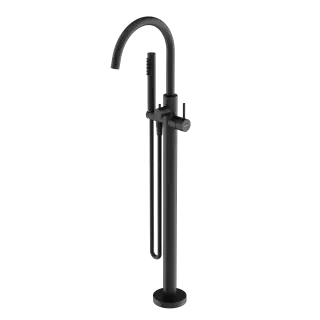 Смеситель для ванны напольный SANCOS Этна (Etna), черный матовый, арт. SC9009MB