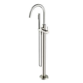 Смеситель для ванны напольный SANCOS Этна (Etna), брашированный никель, PVD покрытие, арт. SC9009BN