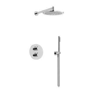 Душевой комплект с термостатом SANCOS Этна (Etna), с внутренней частью, хром, арт. SC9010CH