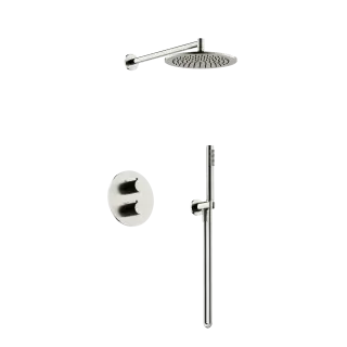Душевой комплект с термостатом SANCOS Этна (Etna), с внутренней частью, брашированный никель, PVD покрытие, арт. SC9010BN