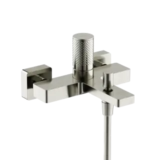 Смеситель для ванны и душа SANCOS Звено (Nexus), брашированный никель, PVD покрытие, арт. SC9014BN