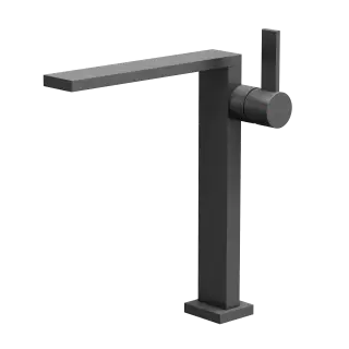 Смеситель для раковины высокий SANCOS Линн (Linn), вороненая сталь, арт. SC9020GG