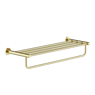 Полка SANCOS База (Base) для полотенец, брашированное золото, PVD покрытие, арт. SC9028BG