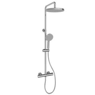 Душевая стойка Sancos Teo (Teо) c термостатом, с регулировкой по высоте, цвет хром, арт. SC11001CH