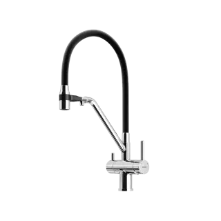 Смеситель для кухни SANCOS Дора (Dora) с возможностью подключения фильтра для воды, цвет хром, арт. SC4003CH