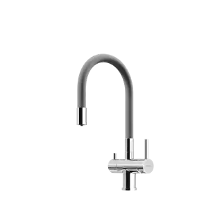 Смеситель для кухни SANCOS Лучия (Lucia) с возможностью подключения фильтра для воды, цвет хром, арт. SC4004CH