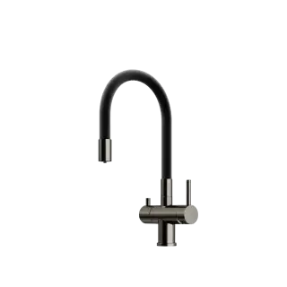 Смеситель для кухни SANCOS Лучия (Lucia) с возможностью подключения фильтра для воды, цвет вороненая сталь, арт. SC4004GG