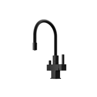 Смеситель для кухни SANCOS Арно (Arno) с возможностью подключения фильтра для воды, цвет матовый черный, арт. SC4005MB