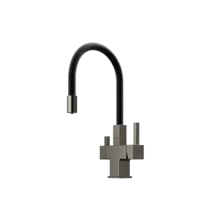 Смеситель для кухни SANCOS Арно (Arno) с возможностью подключения фильтра для воды, цвет вороненая сталь, арт. SC4005GG