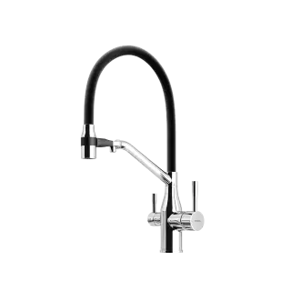 Смеситель для кухни SANCOS Орта (Orta) с возможностью подключения фильтра для воды, цвет хром, арт. SC4008CH