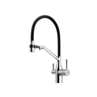 Смеситель для кухни SANCOS Орта (Orta) с возможностью подключения фильтра для воды, цвет брашированный никель, арт. SC4008BN