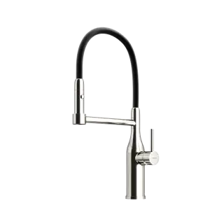Смеситель для кухни SANCOS Прайд (Pride) с гибким изливом, цвет нержавеющая сталь, арт. SC4011BNG