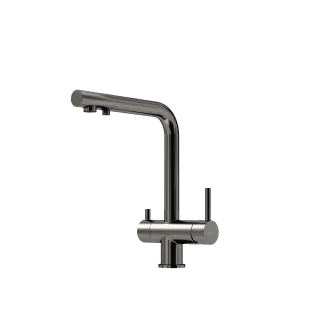 Смеситель для кухни SANCOS Фостер (Foster) с возможностью подключения фильтра для воды, цвет вороненая сталь, арт. SC4014GG