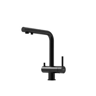 Смеситель для кухни SANCOS Фостер (Foster) с возможностью подключения фильтра для воды, цвет черный матовый, арт. SC4014MB