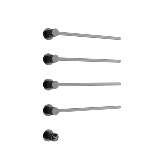 Полотенцесушитель электрический встраиваемый Sancos Линия (Linea) вороненая сталь SC14001GG