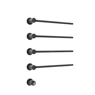 Полотенцесушитель электрический встраиваемый Sancos Линия (Linea) черный матовый SC14001MB