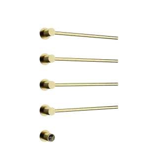 Полотенцесушитель электрический встраиваемый Sancos Линия (Linea) брашированное золото SC14001BG