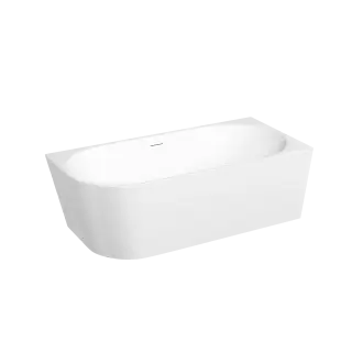 Акриловая ванна Sancos Грань Р (Edge R) 1700x800x580, угловая, с каркасом, со сливом-переливом, донным клапаном с системой 