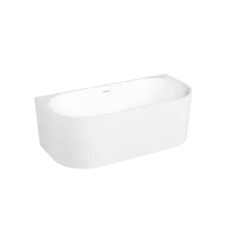 Акриловая ванна Sancos Вивия (Vivia) 1700x800x580, пристенная, с каркасом, со сливом-переливом, донным клапаном с системой 