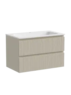 Тумба подвесная SANCOS Snob T 790х445х500, c двумя ящиками оснащенными доводчиками, Beige Soft , арт.SNT80CE