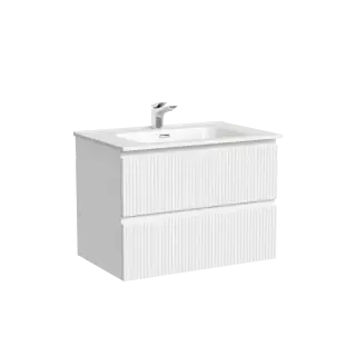 Тумба подвесная SANCOS Snob T 690х445х500, c двумя ящиками оснащенными доводчиками, Bianco, арт.SNT70W