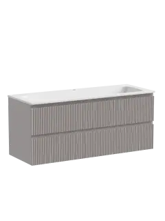 Тумба подвесная SANCOS Snob R 1195х445х500, c двумя ящиками оснащенными доводчиками, Doha Soft, арт.SNR120SM