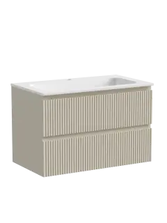 Тумба подвесная SANCOS Snob R 790х445х500, c двумя ящиками оснащенными доводчиками, Beige Soft , арт.SNR80CE