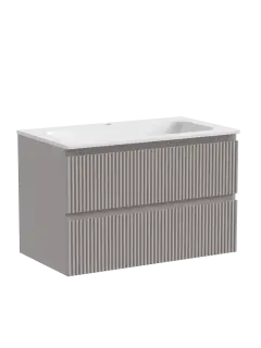 Тумба подвесная SANCOS Snob R 790х445х500, c двумя ящиками оснащенными доводчиками, Doha Soft, арт.SNR80SM