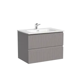 Тумба подвесная SANCOS Snob R 690х445х500, c двумя ящиками оснащенными доводчиками, Doha Soft, арт.SNR70SM