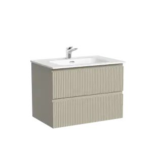 Тумба подвесная SANCOS Snob R 690х445х500, c двумя ящиками оснащенными доводчиками, Beige Soft , арт.SNR70CE