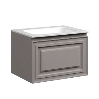 Тумба подвесная SANCOS Very 590х445х406, c одним  ящиком оснащенным доводчиками, Doha Soft , арт.VR60SM