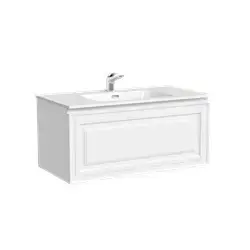 Тумба подвесная SANCOS Very 890х445х406, c одним  ящиком оснащенным доводчиками, Bianco , арт.VR90W