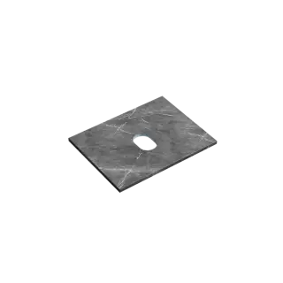 Столешница для ванной комнаты SANCOS 600х460, цвет black sky, арт. TT60A1