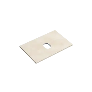 Столешница для ванной комнаты SANCOS 700х460, цвет kreman, арт. TT70A2