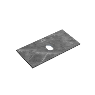 Столешница для ванной комнаты SANCOS 900х460, цвет black sky, арт. TT90A1