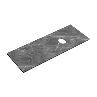 Столешница для ванной комнаты SANCOS 1200х460, цвет black sky, арт. TT120A1R, правая