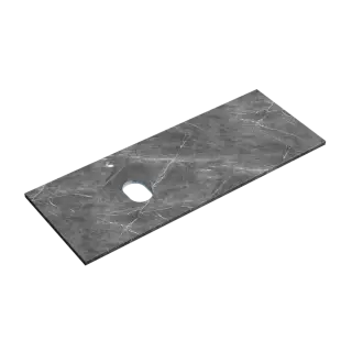 Столешница для ванной комнаты SANCOS 1200х460, цвет black sky, арт. TT120A1XL, левая