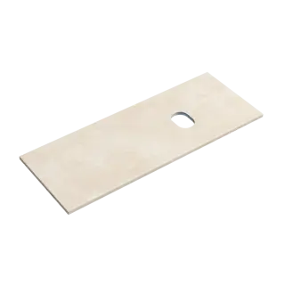 Столешница для ванной комнаты SANCOS 1200х460, цвет kreman, арт. TT120A2R, правая